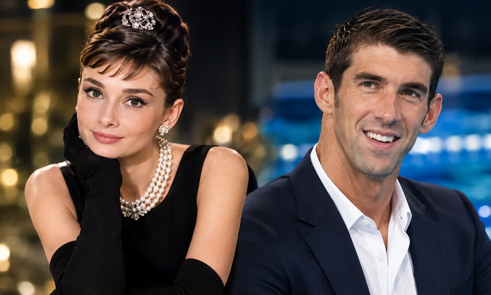 Audrey Hepburn and Michael Phelps: Is There a Connection?